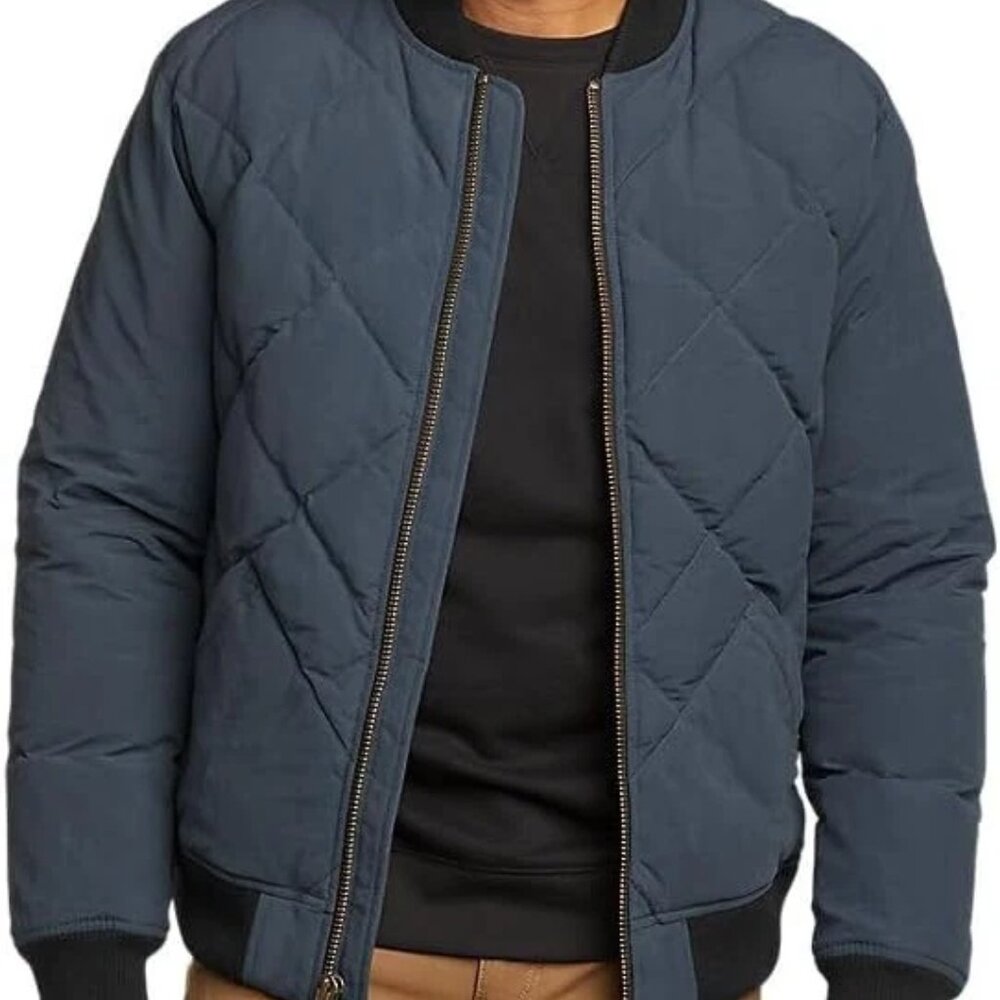 Eddie Bauer 1936 Skyliner Model Down Jacket Zip Quilted Size XLarge